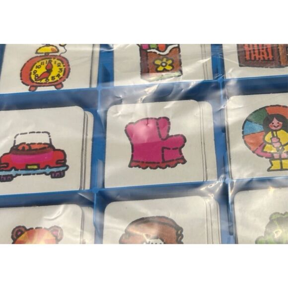 Vintage 1980 Milton Bradley Memory Fronts And Backs Matching Game COMPLETE - Picture 3 of 4